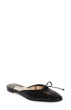 Manolo Blahnik Ballerimu Square Toe Mule (Women) | Nordstrom Mule Outfits Women, Mule Outfits, Black Heels Outfit, Manolo Blahnik Mules, Mule Flats, Manolo Blahnik Black, Heels Outfits, The Ballet, Footwear Design Women