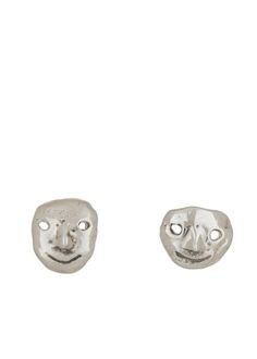 Street Life Studs in Sterling Silver – Mondo Mondo Men's Piercings, Artsy Earrings, Large Stud Earrings, Daisy Studs, Street Life, Stud Jewelry, Pierced Jewelry, Crystal Choker, Men Earrings