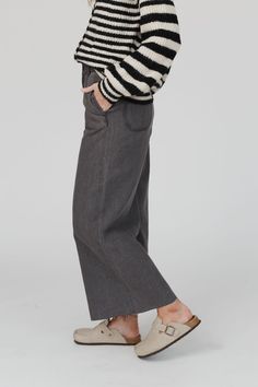 Elevate your casual boho style with our Simply You Wide Leg Jeans - with their trendy wide legs and comfortable fit, you'll feel stylish and confident in any setting! These jeans will become a staple in your boho wardrobe because they feature: Washed denim fabric Relaxed, loose fit for a laid - back look Wide leg silhouette with raw edges for added boho style Side and back patch pockets Classic button and zip fly Elasticized waistband ensures a comfortable fit Go - to boho outfit pair with: Eye