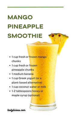 mango pineapple smoothie recipe mango smoothie recipe ideas pineapple smoothie recipe ideas juice cleanse ingredients green juice weight loss colon cleanse smoothie drink ideas Colon Cleanse Smoothie, Mango Pineapple Smoothie Recipe, Pineapple Water Recipe, Mixed Fruit Smoothie, Smoothie Pineapple, Pineapple Shake, Colon Cleanse Drinks, Mango Smoothie Recipe, Pineapple Smoothie Recipes