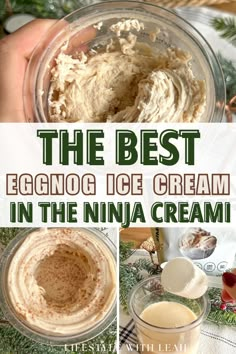 an image of the best eggnog ice cream in the ninja creme recipe