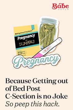 an advertisement with the words pregnant on it