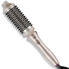 PRICES MAY VARY. Flexi-Fit Tech: 1.7 inch Thermal round brush with adjustable nylon bristles minimize hair pulling, effortlessly gliding through without tugging. The staggered bristle design ensures even hair distribution around the barrel, optimizing heat application and providing a secure hold for styling. Additionally, the thermal blowout brush is equipped with a 30mins auto shut-off, ensuring peace of mind by eliminating the worry of leaving it on inadvertently. Please note: the TYMO StylePr Heated Round Brush, Blowout Brush, Thermal Brush, Curling Brush, Hair Drying, Wishlist 2024, Hair Straightening, Hair Pulling, Air Brush