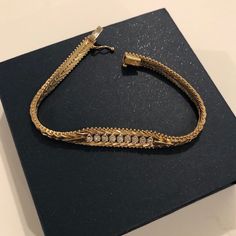 This Beautiful Gold Bracelet Has 9 Diamonds. It Is Pre-Owned And In Excellent Condition. Please Message Me If You Would Like Additional Photos Or Details. Message Me, Womens Jewelry Bracelets, Diamond Bracelet, Gold Color, Gold Bracelet, Diamonds, Women Jewelry, Bracelet, Gold