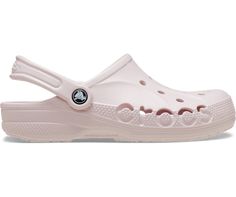 A stylish twist on our classic clog, the Baya adds the cut-out Crocs name for extra breathability. Make a comfy Crocs statement with the Baya. Free shipping on qualifying orders. Great customer service. Order today. :: available from the offical Crocs site. Crocs Baya, Strap Heels, Clogs, Cut Out, Customer Service, Twist, Free Shipping