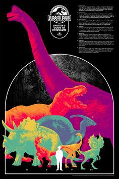 an image of a poster with dinosaurs in the background and text that reads, matt taylor