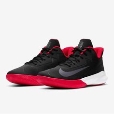 Nike Precision Iv Black/Dark Grey/Red Ck1069005 New With Box Basketball Shoes Nike, Nike Basketball Shoes, Store Shoes, Nike Store, Profile Design, Shoes Nike, Work Shoes, Grey Fashion, Dark Black