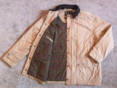 Barbour coat jacket winter beauchamp travel JKT VTG cotton men's brown sz L XL Measurements : SIZE           :     L XL PIT TO PIT :     69 CM LENGTH    :     83 CM  SLEEVE    :     67 CM SHOULDER :   52 CM Please check the measurements and size before buying Policy We accept PayPal only. All major credit cards are accepted through secure payment processor PayPal. Shipping & Handling 1. We ship to your eBay or Paypal address. Please make sure your eBay and Paypal address is correct before you pa Brown Winter Sport Coat In Cotton, Brown Cotton Winter Sport Coat, Winter Brown Cotton Sport Coat, Barbour Coat, Clothes Pieces, Credit Cards, Winter Jackets, Coats Jackets, Travel