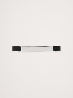 Sleek and sculptural, we finished this sturdy leather belt with a wide, metallic buckle that attaches almost invisibly.  Designed to be worn at the waist.  Designed to be worn at the waist.  Width: 4" XXS: 25-29" XS: 27-31" S: 29-33" M: 31-35" L: 34-38" XL: 38-42" XXL: 42-46" Metal Buckles, Black Belt, Waist Belt, Leather Belt, Black Silver, Women's Accessories, Banana Republic, Buckle, Sleek