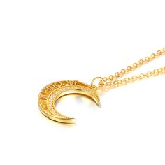 This Moon Name Necklace with birthstones is a great piece for casual looks. Choose one name and birthstones on this necklace and make it a perfect and one-of-a-kind gift for Mother's Day, Christmas, anniversary and birthday.Chain Type: Cable chainWeight: 1.9 gWidth: 20 mmHeight: 22.2 mmThickness: 2 mmMaterial: 925 SilverPlating Color: Yellow Gold Moon Phase Pendant Jewelry For Anniversary, Spiritual Crescent Necklace For Anniversary, Moon Shaped Jewelry With Chain For Gifts, Moon Phase Pendant Necklaces For Anniversary, Celestial Engraved Necklaces For Anniversary, Celestial Style Anniversary Birthstone Jewelry, Anniversary Crescent Jewelry Engraved, Crescent Moon Charm Necklace For Anniversary, Moon Phase Round Pendant Necklace For Anniversary