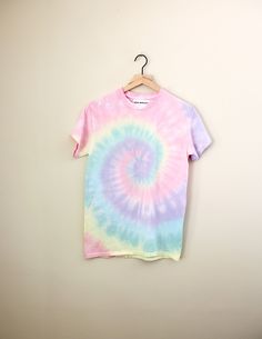 SoCal Pastel <3 Rainbow Tie Dye Tee by SoCalWithLove on Etsy Summer Tie Dye T-shirt With Rainbow Print, Cute Tie-dye T-shirt For Spring, Cute Tie Dye T-shirt For Spring, Tie Dye Rainbow Print Crew Neck Top, Spring Rainbow Short Sleeve T-shirt, Tie Dye Crew Neck Top With Rainbow Print, Summer Rainbow Print Tie Dye T-shirt, Tie Dye Rainbow Print T-shirt For Summer, Pastel Goth Pink Cotton T-shirt