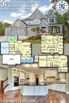 the floor plan for this house is very large and has lots of room to put in it