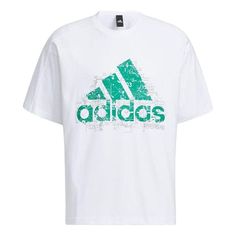 adidas City Escape Loose Fit Badge of Sports Graphic Short Sleeve T-Shirt 'White' IA9430 (Men's/Round Neck) Adidas Logo T-shirt For Streetwear, Adidas Sportswear T-shirt For Gym, White Adidas Workout T-shirt, Three Stripes Short Sleeve T-shirt For Gym, Casual Three Stripes T-shirt For Sports Events, Sporty Adidas Cotton T-shirt, Relaxed Fit Three Stripes T-shirt For Sports, Adidas T-shirt With Logo For Sports Season, Sporty T-shirt With Text Print For Sports