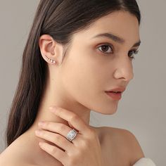 Elegant and sparkling, you'll love these unique and stylish climber earrings. Each earring features a graduating row of shimmering round stones that descend in size as the style gently curves up the ear. Mark your romance with these shimmering climber earrings.Weight: 3.8 gHeight: 28 mmMaterial: Plating Color: Silver Silver Prong Set Ear Climbers For Anniversary, Silver Cubic Zirconia Ear Cuff With Diamond Accents, Silver Ear Cuff With Diamond Accents, Fine Jewelry Cubic Zirconia Ear Climbers For Anniversary, Fine Jewelry Silver Ear Climbers For Anniversary, Silver Fine Jewelry Ear Climbers, Silver Cubic Zirconia Ear Climbers For Anniversary, Silver Ear Climbers With Diamond Accents, Silver Cubic Zirconia Ear Climbers