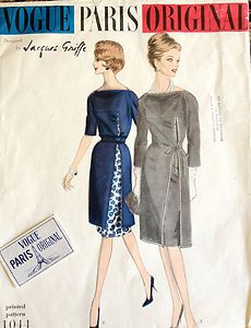 Etsy Dress, 60s Vogue, Madame Chic, Vintage Vogue Patterns, Patron Vintage, Fashion 1960s, Vintage Dress Patterns, Retro Mode, Vogue Patterns