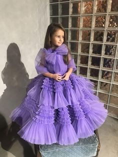 Gown Birthday, Kids Dress Collection, Girls Dresses Diy, Kids Wear Girls, Dress Ruffles, Baby Frock Pattern