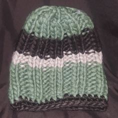 Knitted Toboggan Hat In Green, Brown And Cream, New With Tags. Casual Acrylic Yarn Beanie For Cold Weather, Casual Acrylic Yarn Beanie, Casual Acrylic Yarn Beanie, One Size, Casual Acrylic Yarn Beanie, One Size Fits Most, Casual Acrylic Yarn Beanie One Size Fits Most, Casual Acrylic Yarn Hat For Cold Weather, Casual Acrylic Yarn Beanie Hat, Outdoor Knitted Beanie, Outdoor Knitted Acrylic Beanie