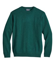 From Pendleton, this sweater features:solid tonecrew necklinelong sleeves with ribbed cuffsribbed hempullover constructionnaturally, odor and stain resistantShetland woolmachine wash/dry flatImported. Shetland Wool, Dillard's, Clothing Accessories, Latest Trends, Men Sweater, Stain, Wool, Long Sleeve, Clothes