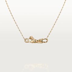 CRB7224737 - Panthère de Cartier necklace - Yellow gold, tsavorite garnets, diamonds - Cartier Cartier Panther Ring, Cartier Panther, Panther Jewelry, Panther Ring, Serpent Jewelry, Necklace Woman, Cartier Necklace, Cartier Panthere, Tsavorite Garnet