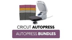 the cricut autopress bundle includes several accessories