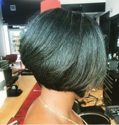 Yaki Hairstyles, Natural Bob, Long Ponytail Hairstyles, Layered Pixie Cut, Short Bobs, Silk Press Natural Hair, Curly Crochet Hair Styles, Bob Styles