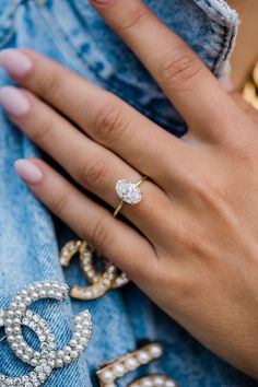 1.0 - 2.5 CT Oval Solitaire Hidden Halo Moissanite Engagement Ring - crownmoissanite Oval Solitaire Hidden Halo, Halo Moissanite Engagement Ring, Oval Moissanite Ring, Future Engagement Rings, Moissanite Engagement Ring Oval, Oval Engagement, Dream Engagement, Dream Engagement Rings, Hidden Halo