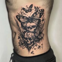 Innovative Butterfly Tattoo Men Tattoo Layouts Men’s Owl Tattoo, Matching Tattoos For Four People, Nature Half Sleeve Tattoo, Tattoos Covering Scars, Goth Tattoo Sleeve, Dark Romance Tattoo, Fill In Tattoo Ideas Sleeve, Under Buttocks Tattoo, Chest Neck Tattoo