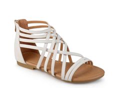 Hanni Gladiator Sandal Wide Sandals, Gladiator Flats, Flat Gladiator Sandals, Wide Width Sandals, Toe Loop Sandals, Dressy Sandals, Strappy Sandals Flat, Strappy Flats, Sandals White