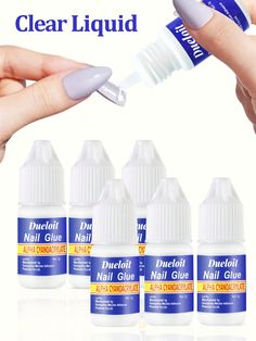 1PC/6PCS/10PCS/20PCSNail Glue For Acrylic Nails, 3g Clear Long Lasting Rhinestone Gems Glue Gel, Nail Glue Gel Press On Nails For Nail Art Manicure Clear    ABS  Nail Glue   Nail,Hand & Foot Care, size features are:Bust: ,Length: ,Sleeve Length: Manicure Clear, Nail Glue Gel, Dry Nails Fast, Gel Press On Nails, Soak Off Gel Nails, Gel Nail Extensions, Gel Press, Strong Nails, Brush Kit