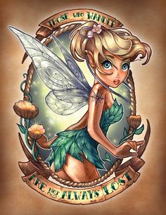 a drawing of a fairy holding a knife