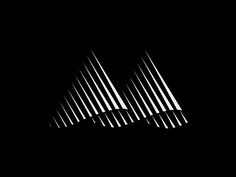 an abstract black and white photo with lines in the dark, that are diagonally shaped