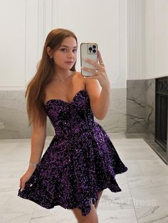 A-Line Sweetheart Short Velvet Sequins Homecoming Dresses Prom Dress Pictures, Sequin Homecoming Dress, Dark Red Dresses, Red Dresses Classy, Mermaid Bridesmaid Dresses, Light Blue Dresses, A Line Shorts, Homecoming Dresses Black, Dresses Royal