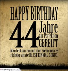 a birthday card with the words happy birthday jahre and an image of a man