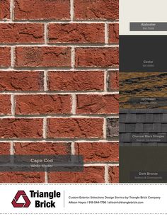 the brick wall has different colors and textures for it to be used in this project