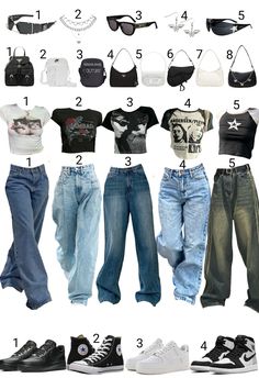 outfit idea for spring and summer 2k Style Outfits, Different Y2k Styles, Midnight Aesthetic Outfit, Y2k Fashion Cute, Cool Y2k Outfits, Y2 K Outfit, Outfit Layout School, Where To Get Y2k Clothes, 2k Outfit Ideas