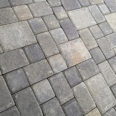 a close up view of a brick sidewalk