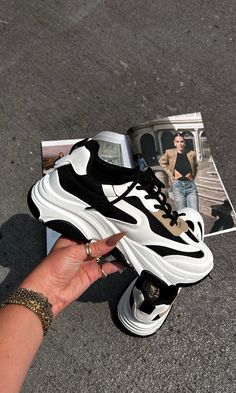 Your new staple sneakers are HERE. These beautiful chunky sneakers are the perfect basic to elevate any fit. The black, white, and taupe makes her so easy to pair with any fit! This item runs true to size. Staple Sneakers, Tiny Tank, I'm Yours, Platform Heels Boots, Sandal Platform, Custom Sweatshirts, Chunky Sneakers, Custom Tees, Sneaker Heels