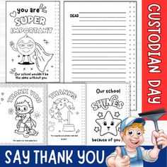 printable coloring pages for kids to color with the words, you are super important