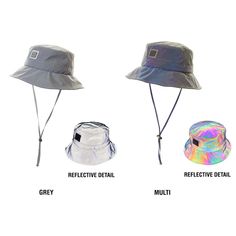 Looking for a hat that'll keep you dry, safe from the sun and looking amazing? Look no further than CC's Waterproof Reflective Bucket Hat! Stylish, lightweight and waterproof, this unisex hat will have you looking fly, no matter the activity or event. Plus, with adjustable inner band, a chin strap for secure fit and easy folding for travel, you'll be ready for anything! Don't forget, it's distributed by a family-owned USA business, and comes with Truly Contagious Support and CC branding & qualit