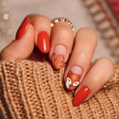 Harvest Nails, Orange Nail Design, Nails Autumn, Fall Nail Trends