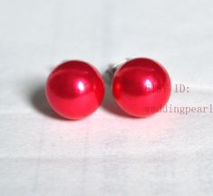 I make the earrings  to use red  color fake pearls  .It is good quality earrings for your friends and yourself. I can make different type earrings to your requirements, Please feel free to contact me if you have any question. (NOTE: the 10mm earrings with plastic pearls.  Thank you so much.   matching bracelet: https://www.etsy.com/shop/glasspearlstore/search?search_query=red+bracelet&order=date_desc&view_type=list&ref=shop_search Matching necklace: https://www.etsy.com/shop/glasspearlstore/sear Red Pearl Drop Earrings, Red Pearl Drop Earrings For Party, Red Pearl Earrings As A Gift, Red Bracelet, Red Pearl, Earrings Bridesmaid, Red Necklace, Red Bracelets, Statement Earring