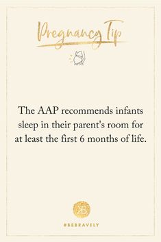 the aap recommends infants sleep in their parent's room for at least the first 6 months of life