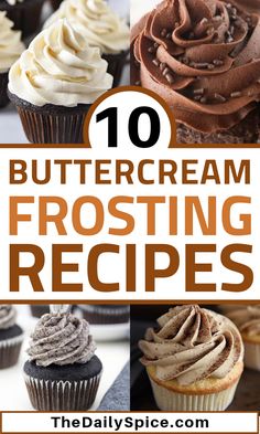 the top ten buttercream frosting recipes