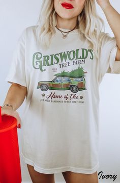 CHRISTMAS ORDER DEADLINE: DECEMBER 13TH -- To ensure orders arrive by Christmas, they MUST be submitted on or before December 13th.  -- All orders submitted AFTER December 13th cannot be guaranteed to be delivered before Christmas. Griswold's Tree Farm Since 1989 Sweatshirt, Christmas T-shirt, Family Holiday Shirt, Christmas Outfit, Christmas Party Tee, Christmas Gift - - - - - - - - - - - - - - - - - - - - - - - - - - - - - - - - - - - - - - - - - - - - - - - - - ♥ PRODUCT DETAILS ♥ * Sizing an Griswold Family, Tree Farms, Holiday Shirts, Family Holiday, Christmas Tshirts, Family Christmas, Christmas Outfit, Christmas Party, Sweat Shirt