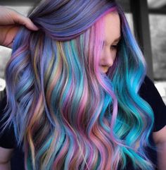 Hair Color Ideas 2022, Vivid Balayage, Vivid Hair Color Ideas, Summer Hair Dye, Unicorn Hair Color, Vivid Hair, Pulp Riot Hair Color, Vivid Hair Color, Pulp Riot Hair