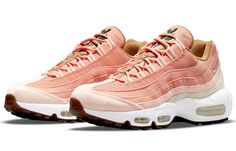 Nike Air Max 95 'Cork' CZ2275-800 Apricot Agate, Jordan 11 Women, Vapour Max Nike, Nike Sacai, Air Max 90 Premium, Low Air Jordan 1, Orange Camo, Nike Outlet, Air Max 98