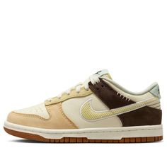 (GS) Nike Dunk Low 'Coconut Milk Baroque Brown' HQ3474-171 Limited Edition Sneakers, Nike Dunk Low, Dunk Low, Sport Sneakers, Nike Dunk, Nike Dunks, Coconut Milk, Coconut, Milk