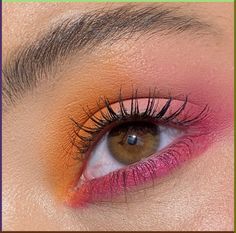 Discover the home of Makeup Revolution and shop award winning make up, skincare and haircare. Incredible, cruelty free beauty. Made affordable. Orange Red Eye Makeup, Orange Pink Aesthetic, Peach Eye, Maquillage On Fleek, Orange Makeup, Pride Makeup, Colorful Eye Makeup, Creative Eye Makeup