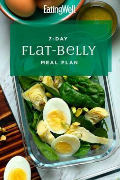 Flat Belly Diet Plan, Flat Belly Foods, Best Fat Burning Foods, 7 Day Meal Plan, Flat Belly Diet, Belly Fat Diet, Best Diet Plan, Healthy Meal Plans, Diet Keto