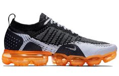 Nike Air VaporMax Flyknit 2 White Black 942842-106 Safari Shoes, High Tech Design, Nike Air Vapormax, Leather Shoes Woman, Black & White